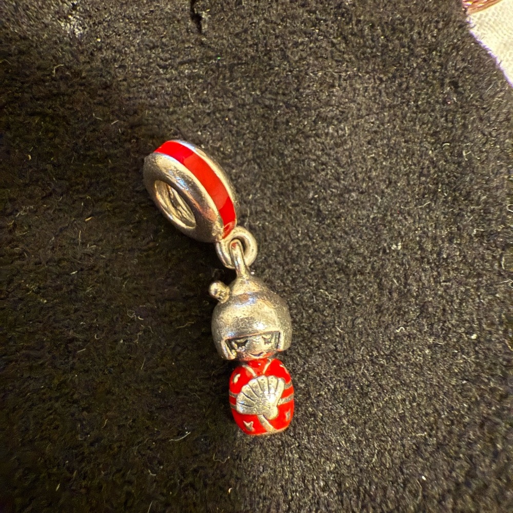 Pandora Authentic Japanese Kokeshi Doll Charm - PreOwned